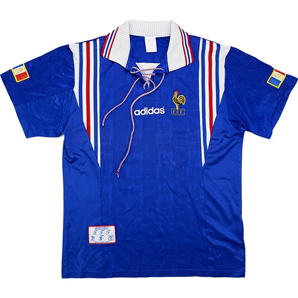 Camiseta Francia 1ª Retro 1996 Azul